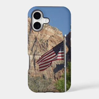 American Flag in Zion National Park I iPhone 17 Case