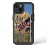 American Flag in Zion National Park I iPhone 13 Case