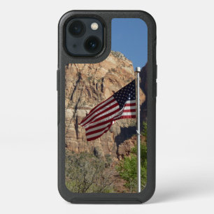 American Flag in Zion National Park I iPhone 13 Case