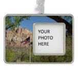 American Flag in Zion National Park II Christmas Ornament