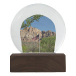 American Flag in Zion National Park II Snow Globe