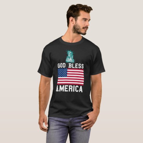 American Flag Independence Day America 4th of July T_Shirt