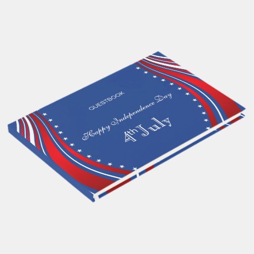 American Flag_ Independence Day Guest Book