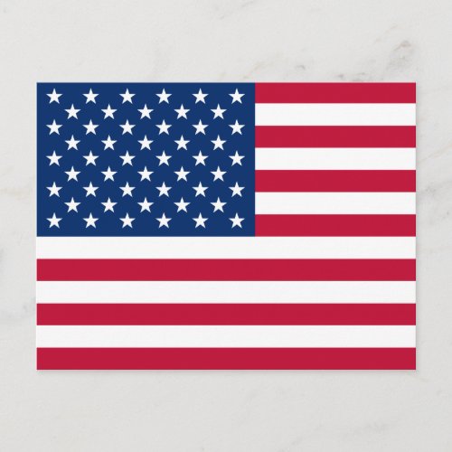 American Flag Independence Day Postcard