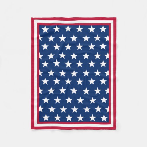 American Flag Inspired Fleece Blanket
