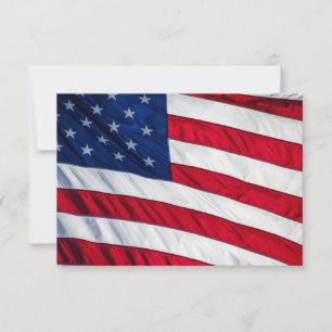 American Flag Invitation