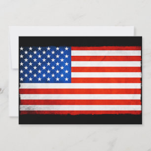 American Flag Invitation