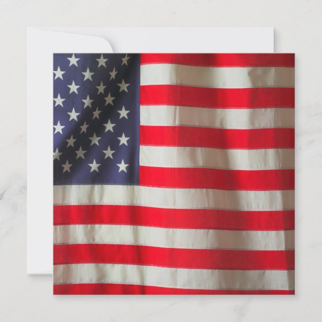 American Flag Invitation (Front)