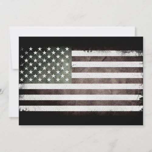 American Flag Invitation