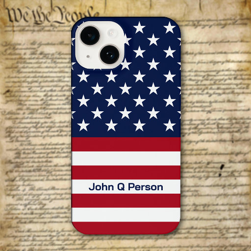 American Flag iPhone 14 Case