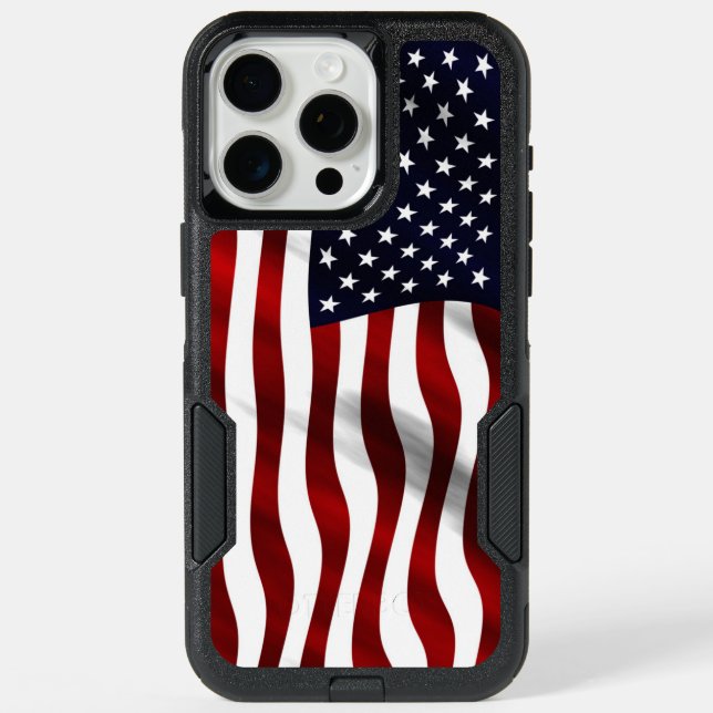 American Flag iPhone 15 Pro Max Case (Back)