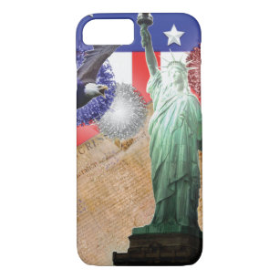 American Flag iPhone 7 case Liberty Fireworks