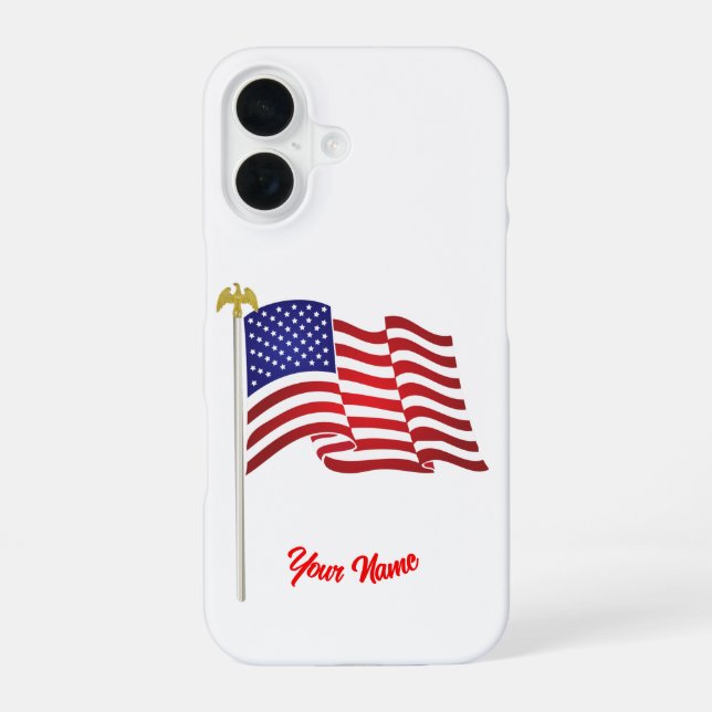 American Flag Iphone Case (Back)