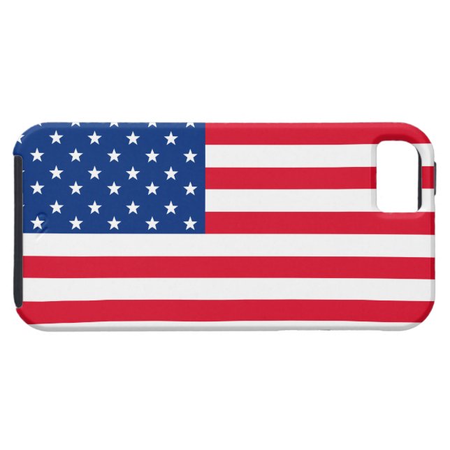 American Flag iPhone Case (Back Horizontal)