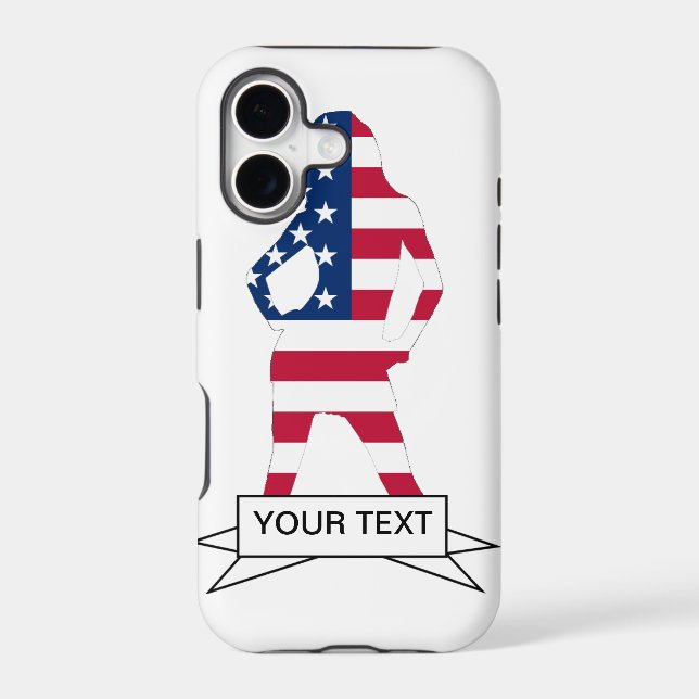 American flag iphone case (Back)