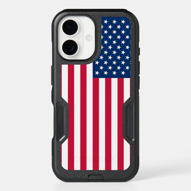 American Flag iPhone Case Patriotic USA (Back)