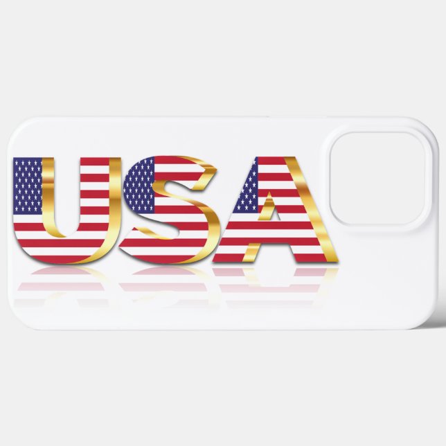 American Flag iPhone Case USA (Back (Horizontal))