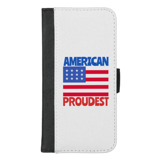 American Flag  iPhone Wallet Case (Front)
