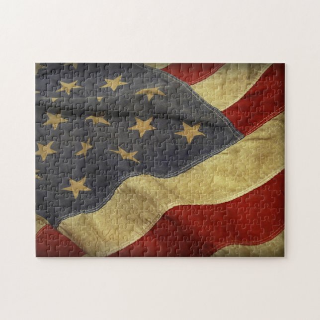 American Flag Jigsaw Puzzle (Horizontal)