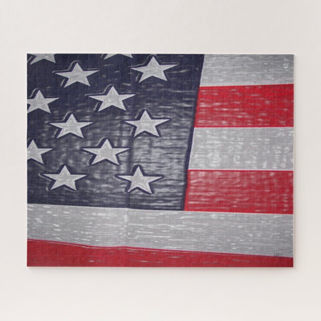 American Flag Jigsaw Puzzle (Horizontal)