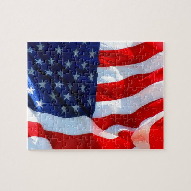 American Flag Jigsaw Puzzle (Horizontal)