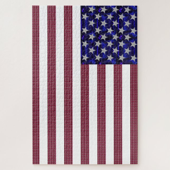 American Flag Jigsaw Puzzle (Vertical)