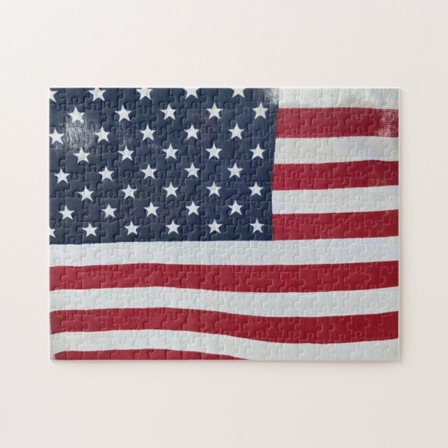 American Flag Jigsaw Puzzle (Horizontal)