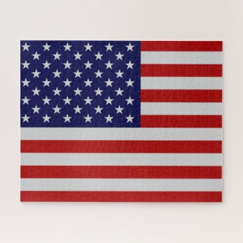 American Flag Jigsaw Puzzle by usadesignstore at Zazzle