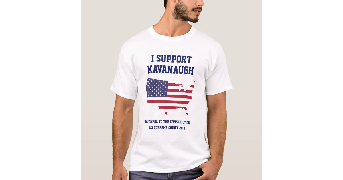 American Flag Judge Brett Kavanaugh Scotus T Shirt Zazzle