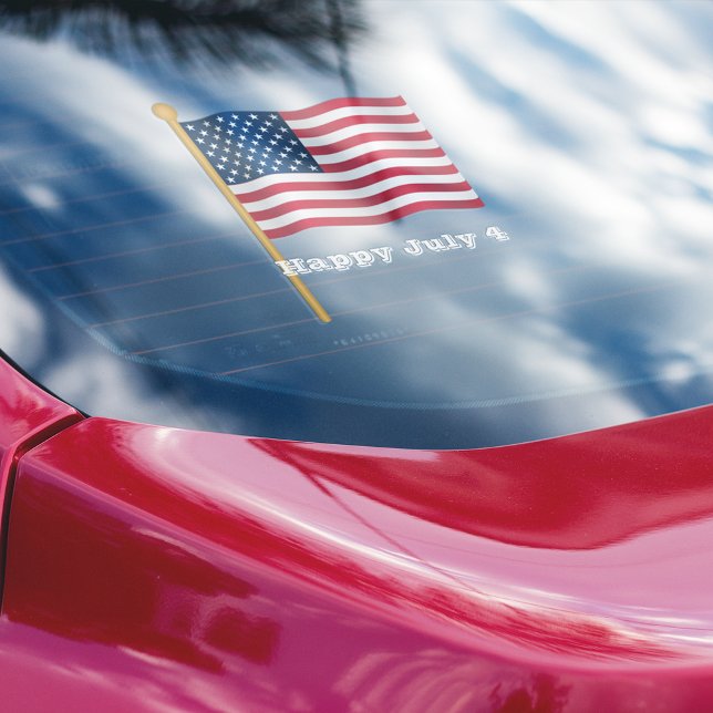 American Flag July 4 Window Cling (Creator Uploaded)