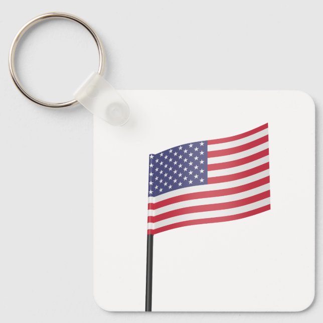 American flag  keychain (Front)
