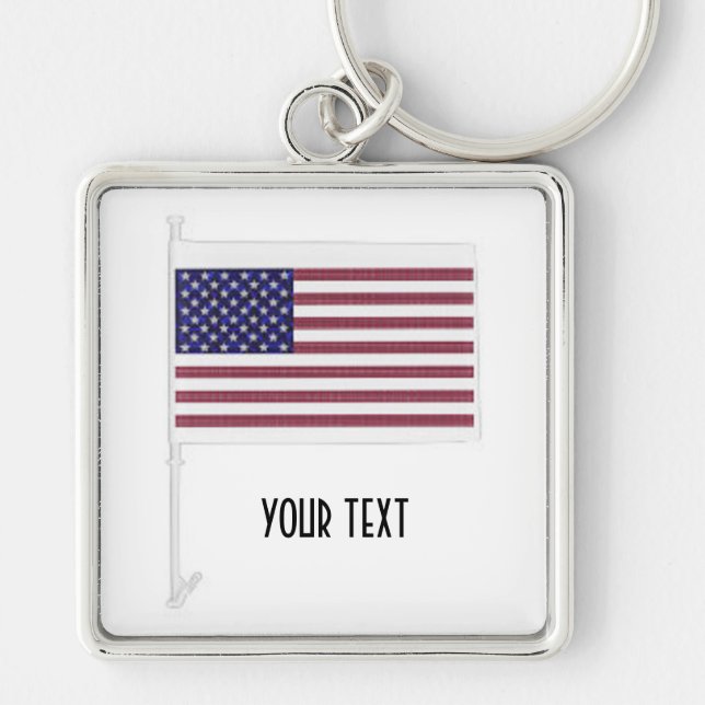 American Flag Keychain (Front)