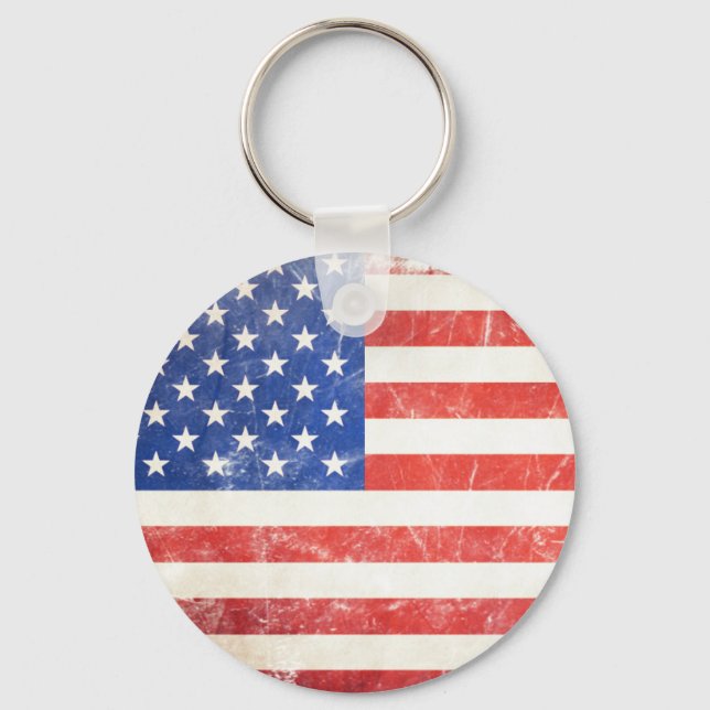 American Flag Keychain (Front)