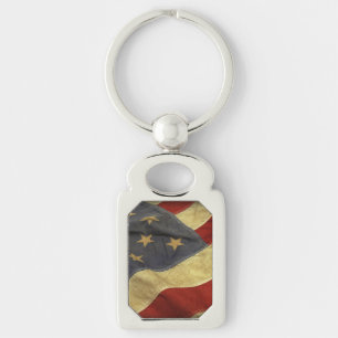 American Flag Keychain