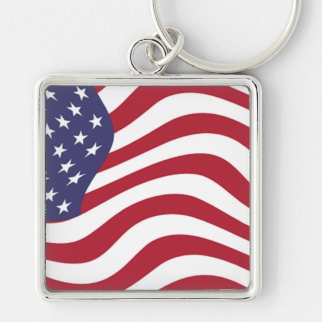 AMERICAN FLAG KEYCHAIN (Front)