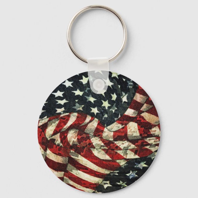 American Flag Keychain (Front)