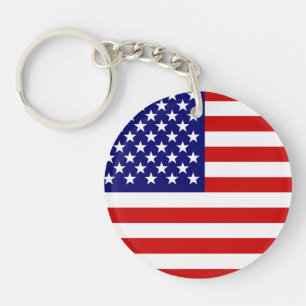 American flag keychain