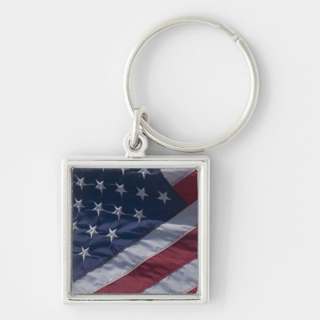 American flag. keychain (Front)