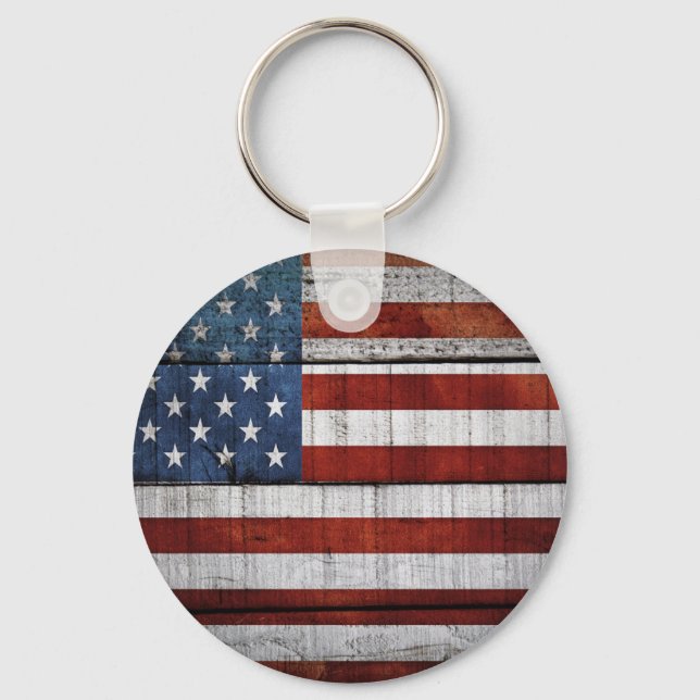 American flag keychain (Front)