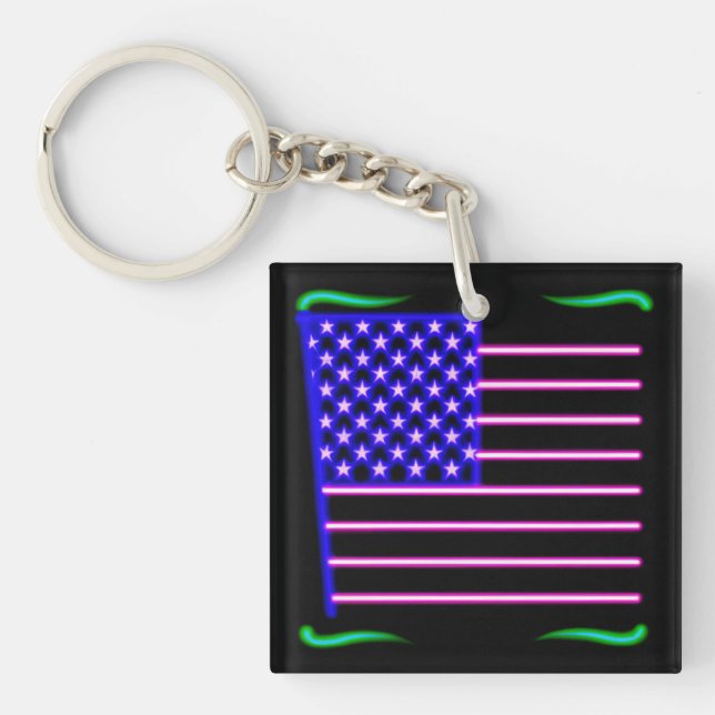American Flag Keychain (Front)