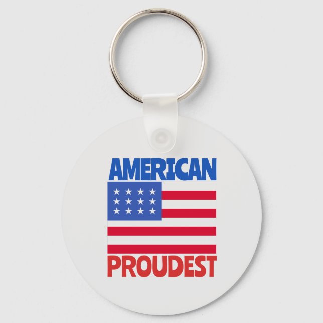 American Flag  Keychain (Front)