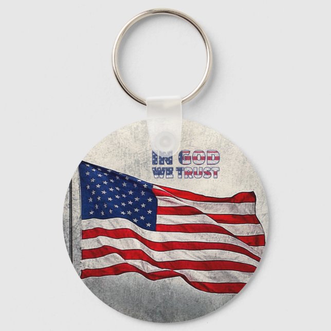American Flag Keychain (Front)