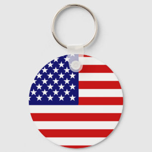 American flag keychain