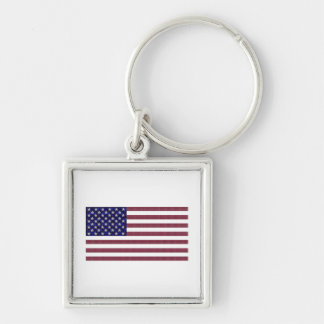 American Flag Keychain