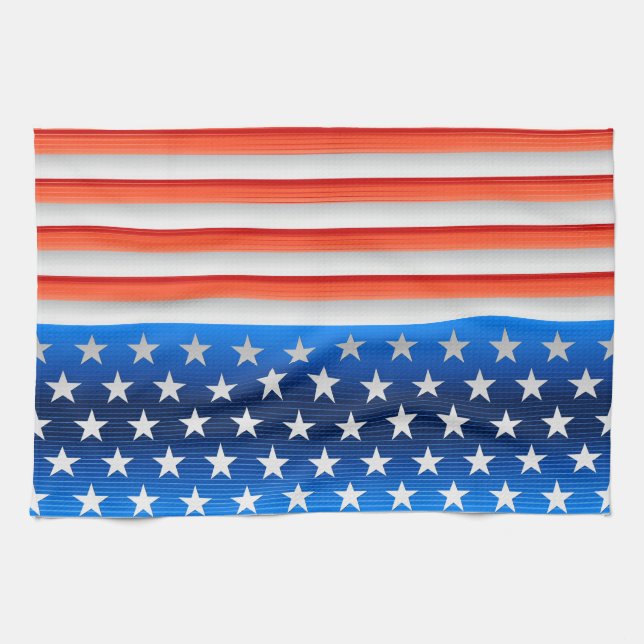 American Flag Kitchen Towel (Horizontal)