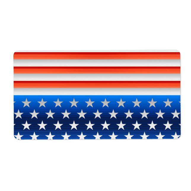 American Flag Label (Front)