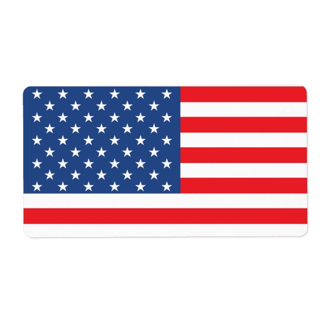 American Flag Label (Front)
