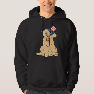 American Flag Labrador Hoodie