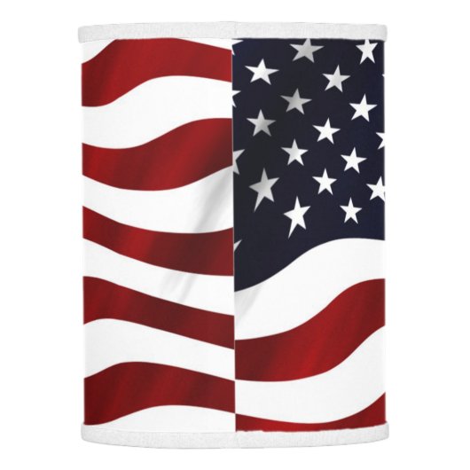 American Flag Lamp Shade (Back)