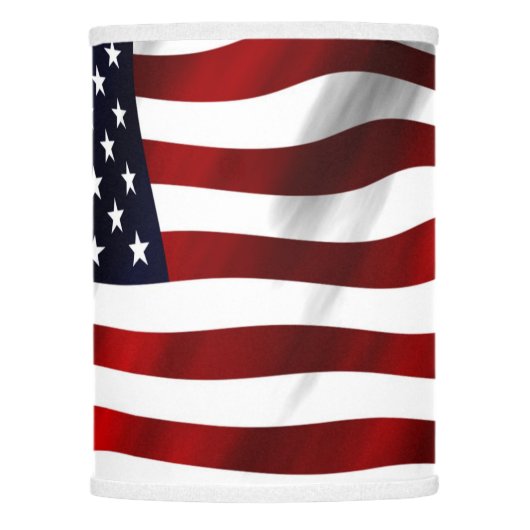 American Flag Lamp Shade (Front)